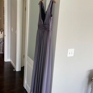 Lilac and black lace Vera Wang evening gown, only worn 1-2 times!